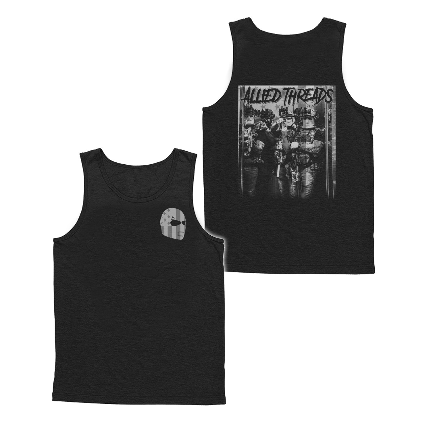 GREY ELEVATOR FLAG TANK