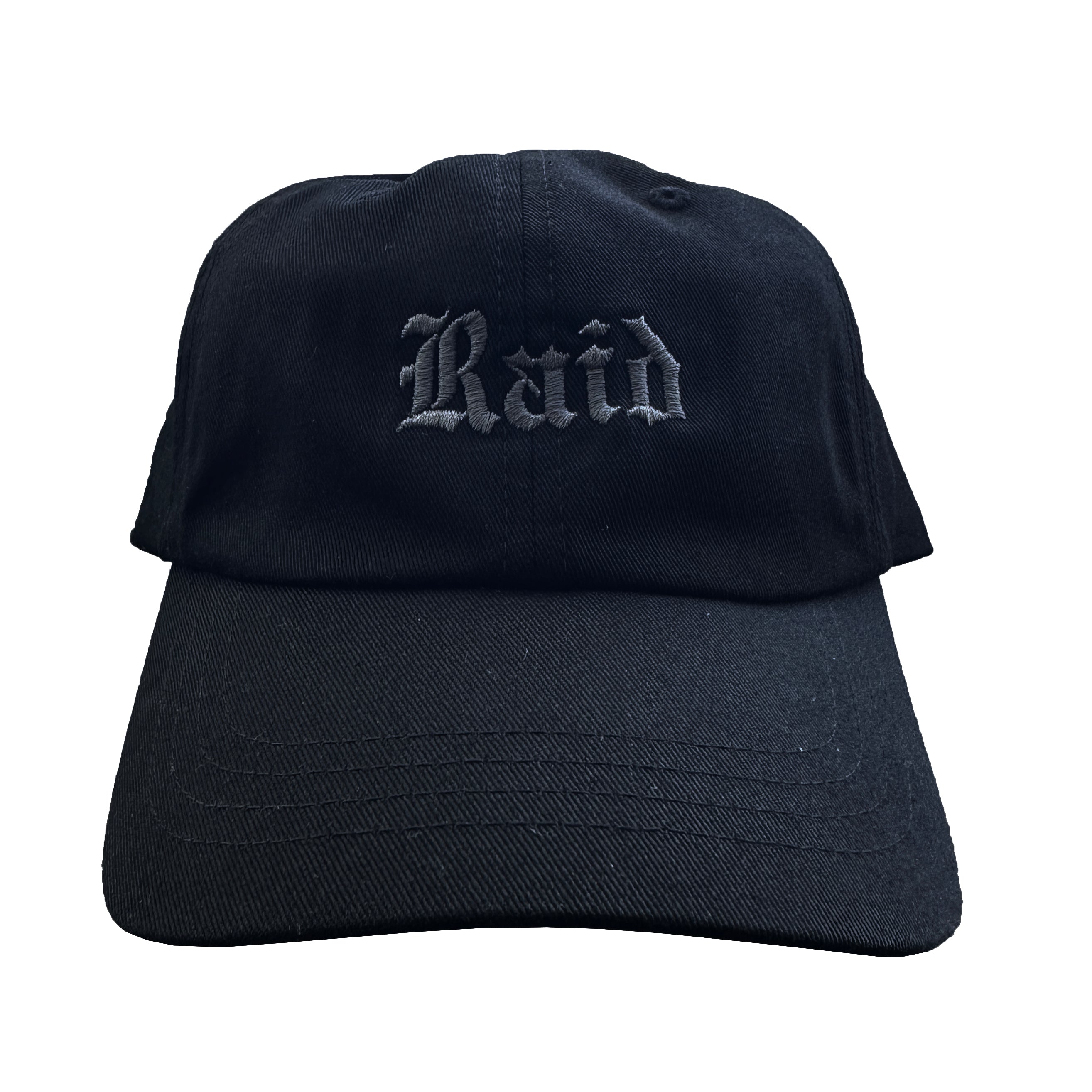 GREY RAID DAD HAT