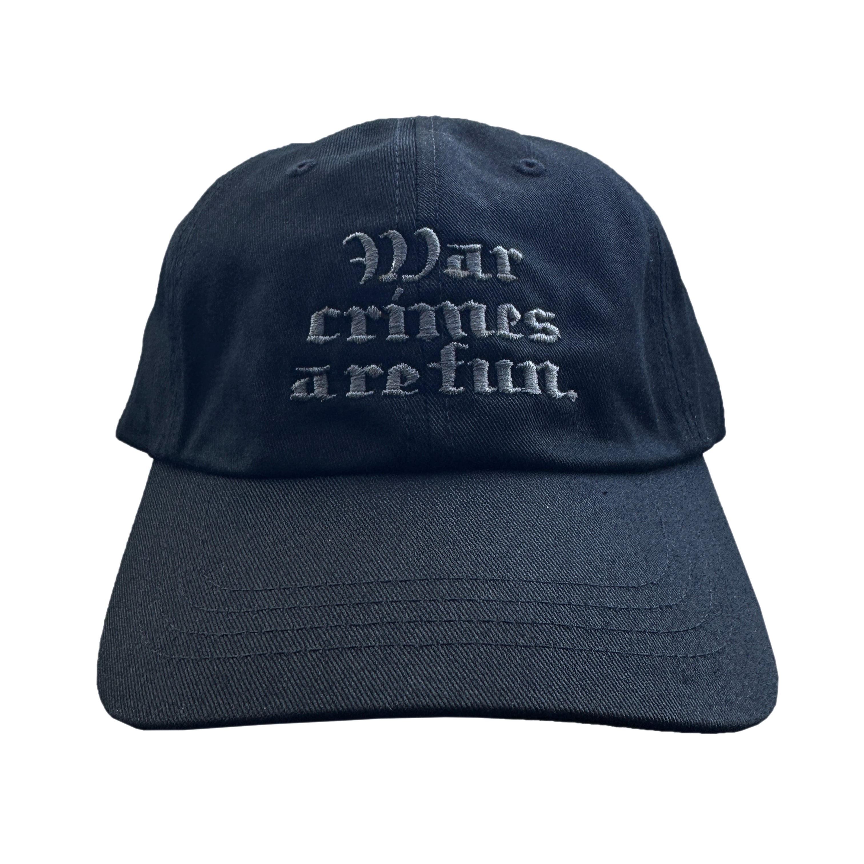GREY WAR CRIMES DAD HAT