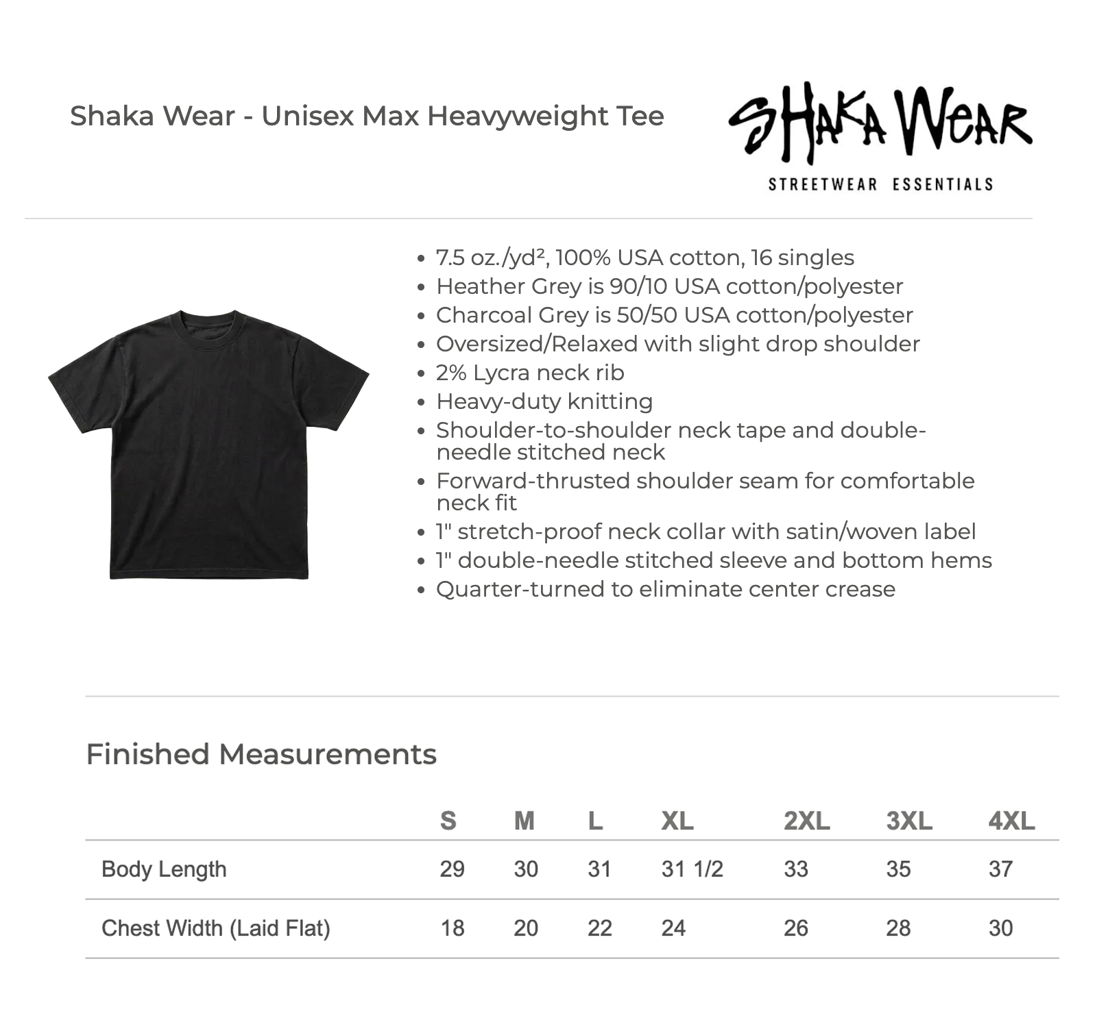 ALLIED METAL MAX HEAVYWEIGHT TEE